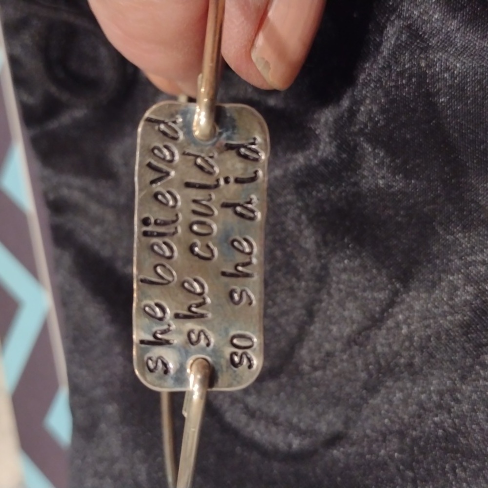 She Believed She Could So She Did Bracelet